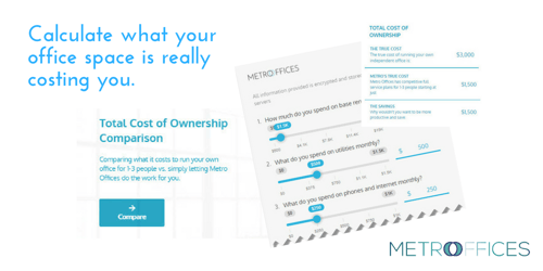 Metro calculator social graphic