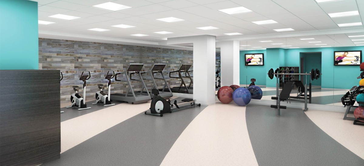 Office gym.