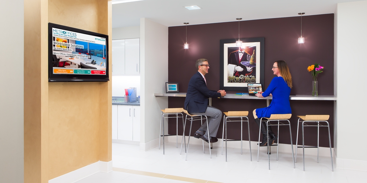 Open coworking office space 