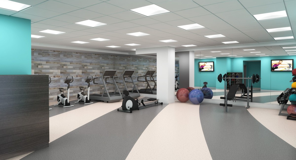 Metro Office space fitness center